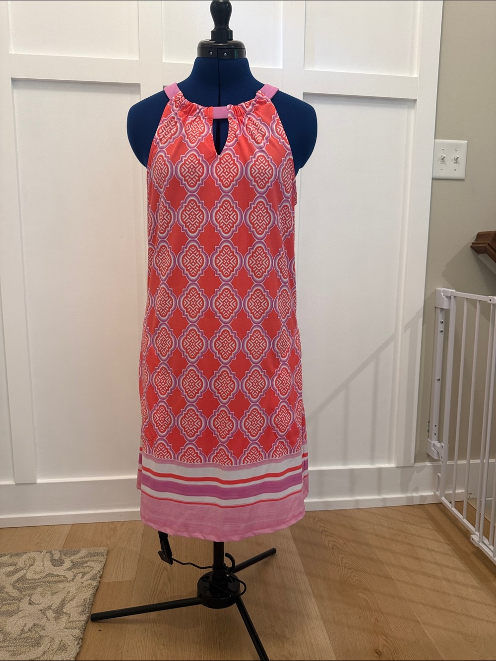 Cabana Life Coral & Pink Women’s Halter Sundress